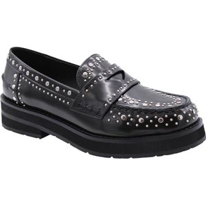 Bibi Lou - Wood Turtle Loafers - Zwart - Leer