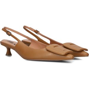 Bibi Lou - Leren Ballerina`s - Bruin - Leer