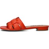 Bibi Lou - Model 760Z10Vk - Badslippers - Rood - Leer - Blokhak