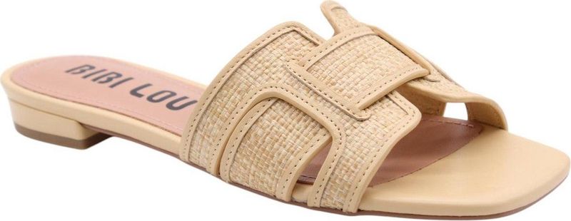 Bibi Lou - Lichtbruine Slippers - Gezondheidsslippers - Bruin