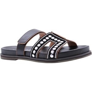 Bibi Lou - 529z27vk - Slippers - Zwart - Zilverkleurige Studs