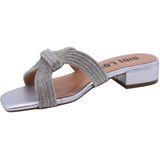 Bibi Lou - Muiltjes - Grijs - Dames - Rolling Stones Ontwerp