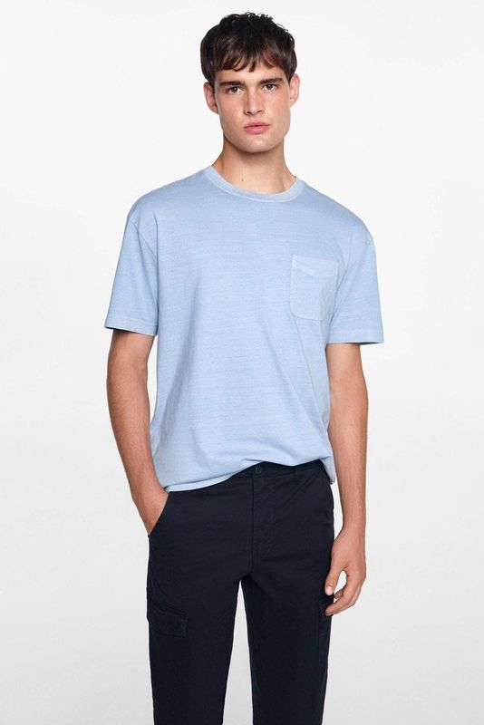 MANGO TEENS - Cargobroek - Stretchkatoen - Zwart