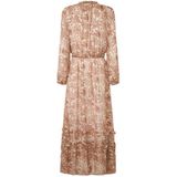 Pepe Jeans - PL953597 Rikky - Jurk - Wit Ecru - Casual - Polyester - Lange Mouwen