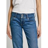 Retro Chic - Rechte Jeans - Felblauw - Stretchstof
