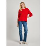 Retro Chic - Rechte Jeans - Felblauw - Stretchstof