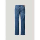 Retro Chic - Rechte Jeans - Felblauw - Stretchstof