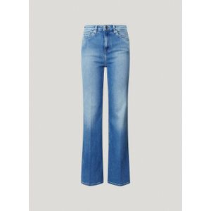 High Waist Slim Fit Flare - Lichtblauw - Stretch Denim - Duurzaam
