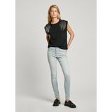 Pepe Jeansvoor vrouwen. PL204583UI7 Jeans in skinny pasvorm Soho grijs (24/30), Casual, Katoen, Denim