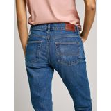 Pepe Jeans Dames SLIM JEANS MW GRACE Jeans, blauw (Denim - EE3), 24W/30L, Blauw (Denim - Ee3), 24W / 30L