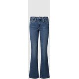 Pepe Jeansvoor vrouwen. PL204732EE3 Blauwe Piccadilly bootcut jeans (25/30), Casual, Katoen, Denim, Duurzaam
