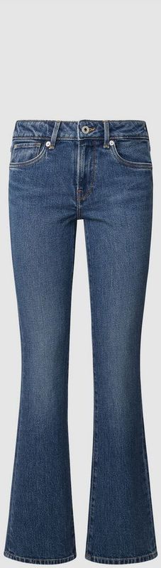 Pepe Jeansvoor vrouwen. PL204732EE3 Blauwe Piccadilly bootcut jeans (25/30), Casual, Katoen, Denim, Duurzaam