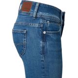 Pepe Jeans - Slim-Fit Jeans - Blauw - Stretch Denim - Verweerd Effect