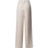 Stretchbroeken - Gestreept - Linnenmix - Hoge Taille - Wijde Pijpen