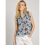 Pepe Jeans - Enid Blouse - Blauw - Dames
