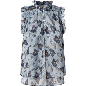 Pepe Jeans - Enid Blouse - Blauw - Dames