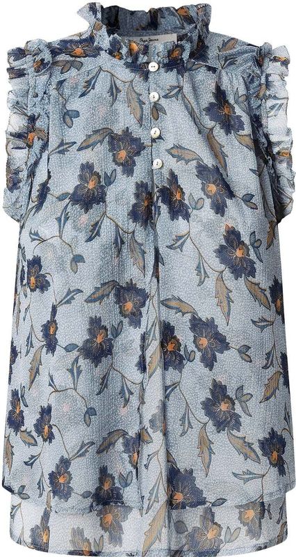 Pepe Jeans - Enid Blouse - Blauw - Dames