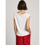 Pepe Jeans - Lotti - T-shirt - Wit - Katoen
