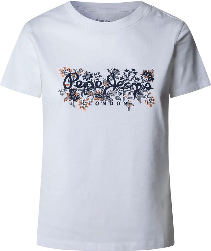 Pepe Jeans - Rosalind - T-shirt - Wit - Katoen