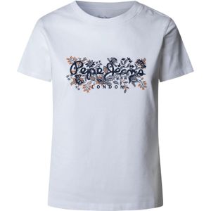 Pepe Jeans - Rosalind - T-shirt - Wit - Katoen