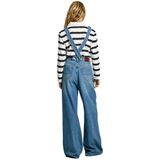 Pepe Jeans - PL230515 Sabrina - Tuinbroek - Blauw - Casual - Katoen - Denim - Mouwloos