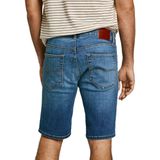 Pepe Jeans - Slim Hatch - Korte Jeans - Medium Blauw - 5-Pocket