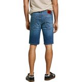 Pepe Jeans - Slim Hatch - Korte Jeans - Medium Blauw - 5-Pocket