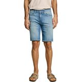 Pepe Jeans - PM801080IC0 - Bermuda - Blauw - Casual - Katoen - Denim - Duurzaam