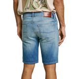 Pepe Jeans - PM801080IC0 - Bermuda - Blauw - Casual - Katoen - Denim - Duurzaam