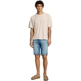 Pepe Jeans - PM801080IC0 - Bermuda - Blauw - Casual - Katoen - Denim - Duurzaam