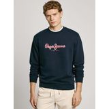 Pepe Jeans - PM3012300A110 - Sweatshirt - Blauw - Crew Neck