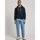 Pepe Jeans - Hoodie - Blauw - Katoen