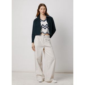 Pepe Jeans - Jo - Jas - Blauw - Middellange Jassen