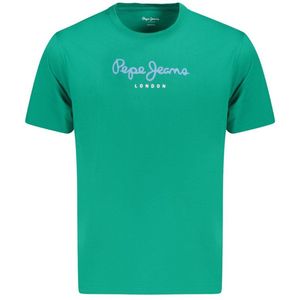Pepe Jeans - T-shirt - Groen - Heren