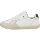 Pepe Jeans - Ball Club - Sneakers - Monochroom - Koeniensuède en Gerecycled Leer