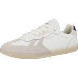 Pepe Jeans - Ball Club - Sneakers - Monochroom - Koeniensuède en Gerecycled Leer
