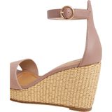 Pepe Jeans - PLS90689 Wayna - Leren Sandalen - Roze - Gesp - Casual