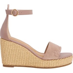 Pepe Jeans - PLS90689 Wayna - Leren Sandalen - Roze - Gesp - Casual