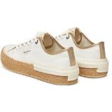PEPE JEANS - SAMOI MIX - Sneakers - Wit - Lona - Details in Goud
