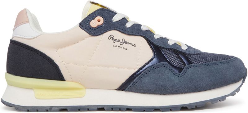 Pepe Jeans - Brit Camp - Sneakers - Zwart - Fluweel