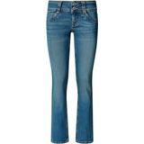 Pepe Jeansvoor vrouwen. PL204159IA1 Jeans in normale pasvorm Iconic Gen blauw (24/30), Casual, Katoen, Denim, Duurzaam