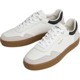 Pepe Jeans - PMS00046 Camden - Casual Schoenen - Wit - Leer - Vetersluiting