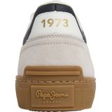 Pepe Jeans - PMS00046 Camden - Casual Schoenen - Wit - Leer - Vetersluiting