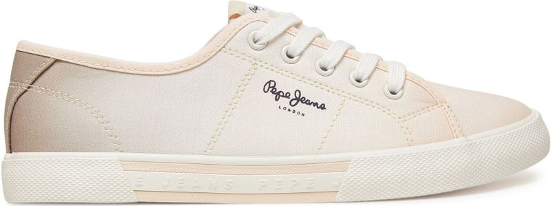 Pepe Jeans - PLS31600 Brady Colors - Beige - Synthetisch - Casual Veterschoenen