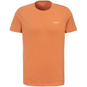 Pepe Jeans - Original Basic T-shirt - Oranje - Katoen - 1 stuk