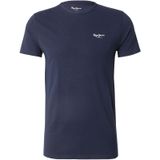 Pepe Jeans - Original Basic T-shirt - Blauw - Katoen - 1 stuk