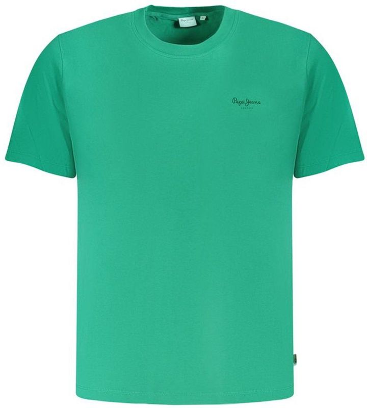 T-shirts - Groen - Katoenen T-shirt - Korte Mouwen - Crew Neck