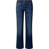 Venus - Straight Jeans - Medium Donker Indigo - Katoenmix