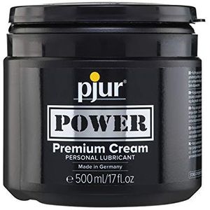 pjur POWER - Fisting glijgel met romige formule voor extra heftige seks - ook voor grote speeltjes & dildo's (500ml)