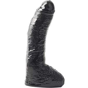 Basix Rubber Works Dildo 10 inch Fat Boy in zwart